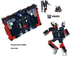 Набор LEGO MOC-1644 'Дикий' (Френзи) - десептикон-шпион
