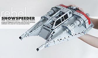 Набор LEGO MOC-1671 Снежный спидер повстанцев