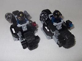 Набор LEGO MOC-1683 Совершенно секретные полицейские мотоциклы
