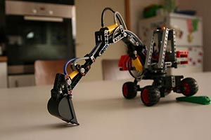 Набор LEGO MOC-1687 Маленьий экскаватор