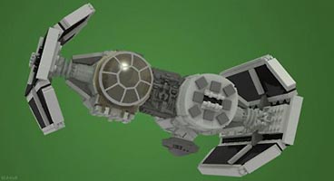Набор LEGO MOC-1690 Tie-бомбардировщик