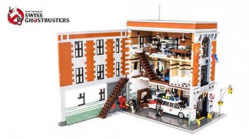 Набор LEGO MOC-1719 Штаб охотников за привидениями