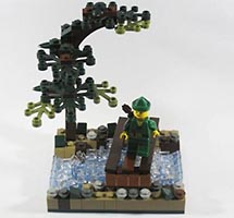 Набор LEGO MOC-1747 Замаскированная переправа