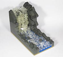 Набор LEGO MOC-1750 Водопад в горах