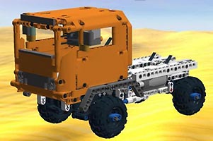Набор LEGO MOC-1752 Грузовик для триала (мини)