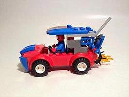 Набор LEGO MOC-1759 Грузовик человека-паука (Спайдер-трак)