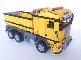 Набор LEGO MOC-1766 3-х осный самосвал