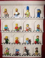 Набор LEGO MOC-1776 Настенная витрина для мини-фигурок