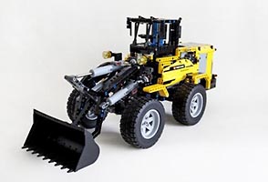 Набор LEGO MOC-1805 Колесный бульдозер/погрузчик