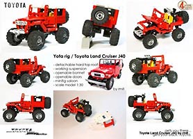 Набор LEGO Тойота Ланд Крузер J40