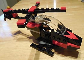 Набор LEGO Вертолет-коптер Ночекрыла (Найтвинга)