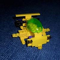 Набор LEGO MOC-1882 Желтый космический корабль