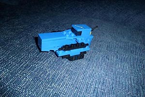 Набор LEGO MOC-1884 Синий космический корабль