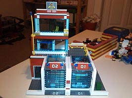 Набор LEGO MOC-1887 Пожарная станция