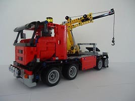 Набор LEGO MOC-1907 Грузовик с подъемным краном