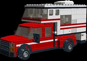 Набор LEGO MOC-1916 Дом на колесах