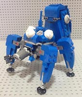 Набор LEGO MOC-1917 Татикома - колесно-шагающий робот-танкета из вселенной 'Призрак в доспехах'