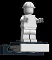 Набор LEGO MOC-1926 Простая витрина для мини-фигурки 2