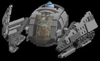Набор LEGO MOC-1929 Джедайский истребитель Йоды