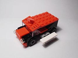 Набор LEGO MOC-2021 Фургон для продажи мороженого