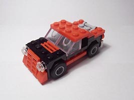 Набор LEGO Маслкар красный с черным (Мускулистая машина)