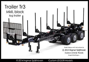 Набор LEGO Прицеп для перевозки леса TR3 Mk2 (черный)