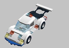 Набор LEGO MOC-2058 Полицейский патруль