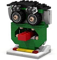 Набор LEGO MOC-2066 Зеленая голова