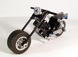 Набор LEGO MOC-2117 Черный мотоцикл