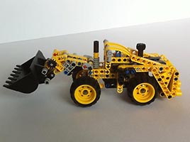 Набор LEGO MOC-2120 Погрузчик-бульдозер ЛуТурне L-2350