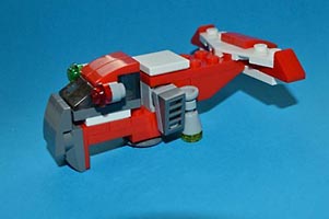Набор LEGO MOC-2140 Карманный космический корабль вертикального взлета