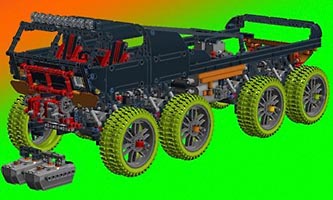Набор LEGO MOC-2180 4-х осный вездеход 'Фокс'