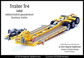 Набор LEGO Прицеп-платформа (низкая) TR4 Mk2