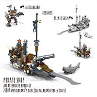 Набор LEGO MOC-2264 Пиратский корабль