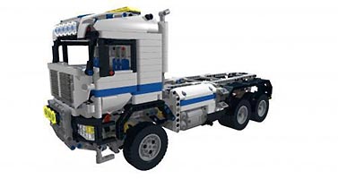 Набор LEGO MOC-2267 3-х осный гоночный грузовик