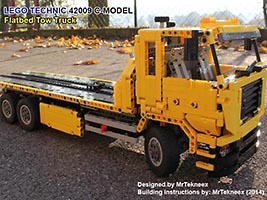 Набор LEGO MOC-2345 Грузовик-тягач с платформой