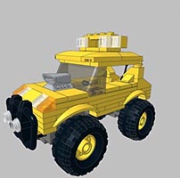 Набор LEGO Большой желтый джип