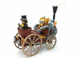 Набор LEGO MOC-2406 Удивительный самодвижущий экипаж Оливера