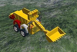Набор LEGO MOC-2410 Грузовик-экскаватор