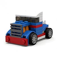 Набор LEGO MOC-2456 Гоночный грузовик 2