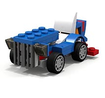 Набор LEGO MOC-2463 Садовый трактор