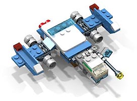 Набор LEGO Рейдовый  корабль космической полиции
