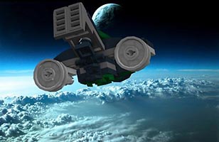 Набор LEGO MOC-2490 Космический челнок 'Светлячок'