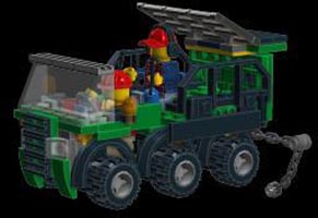 Набор LEGO MOC-2492 3-х осный грузовик