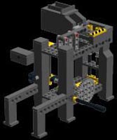 Набор LEGO MOC-2552 Шариковый завод - Часть 9 - Подъем шариков