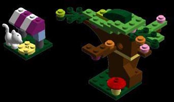 Набор LEGO Котенок на дереве