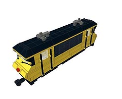 Набор LEGO MOC-2608 Пассажирский вагон