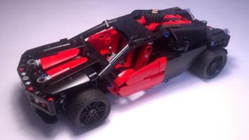 Набор LEGO MOC-2622 Гоночный автомобиль 'Оникс' с инерционным мотором