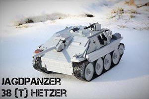 Набор LEGO MOC-2627 Самоходная артиллерийская установка "Хетцер" на р/у