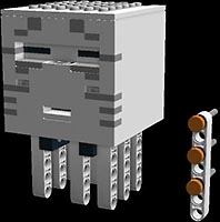 Набор LEGO MOC-2739 Привидение, стреляющее шариками